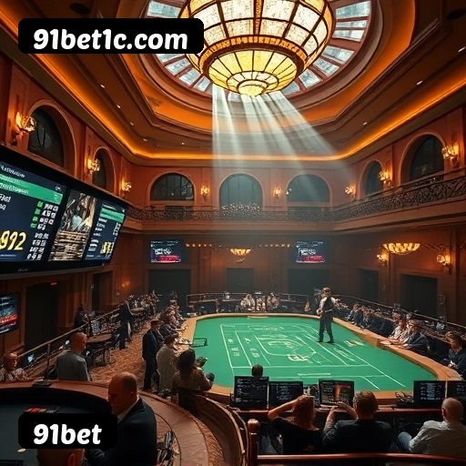 Números do app 91bet em material de marketing — ilustração, não auditoria